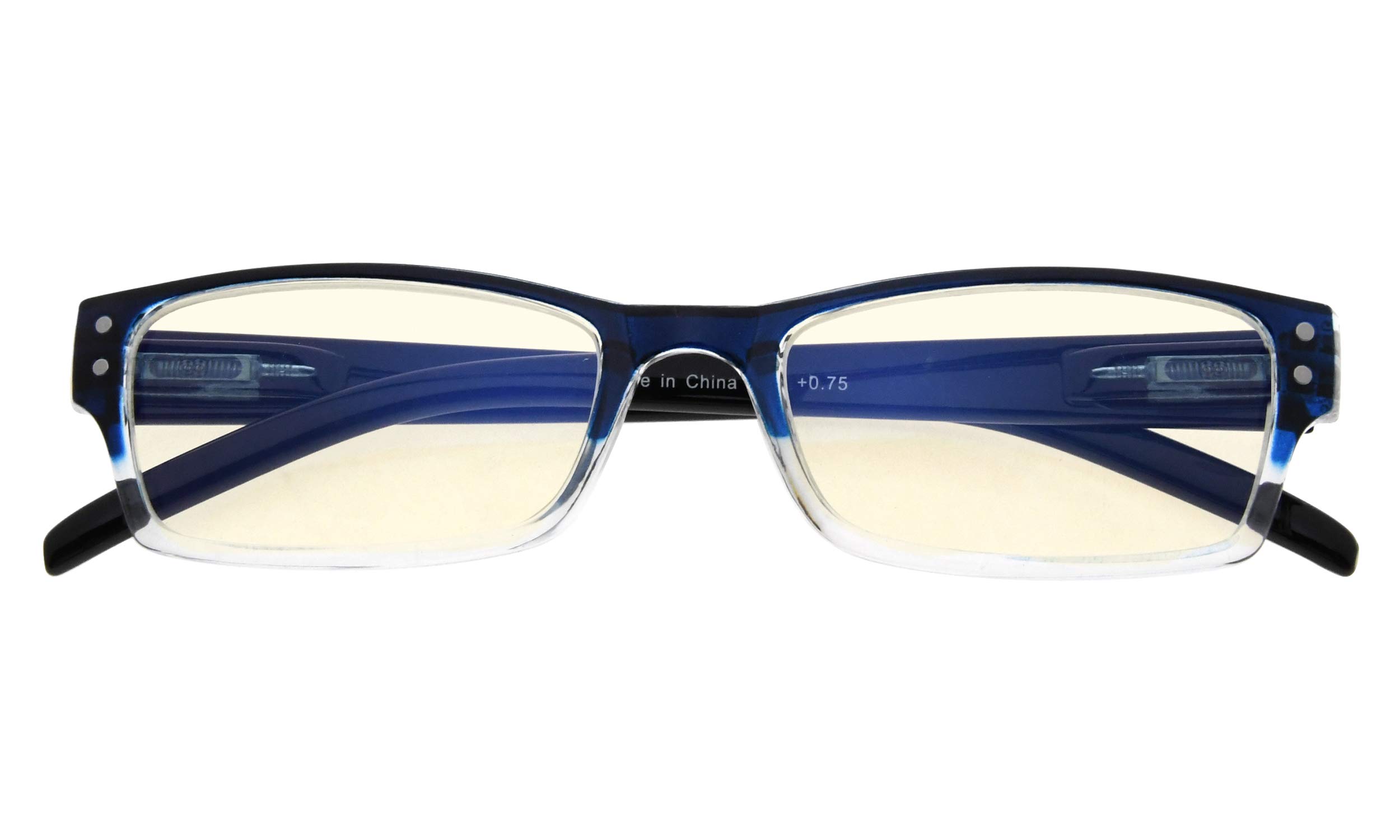 CessBlu Blue Light Blocking Glasses for Computer & Screen Use - Anti Eyestrain Reading Glasses for Work, Gaming & Digital Eye Protection