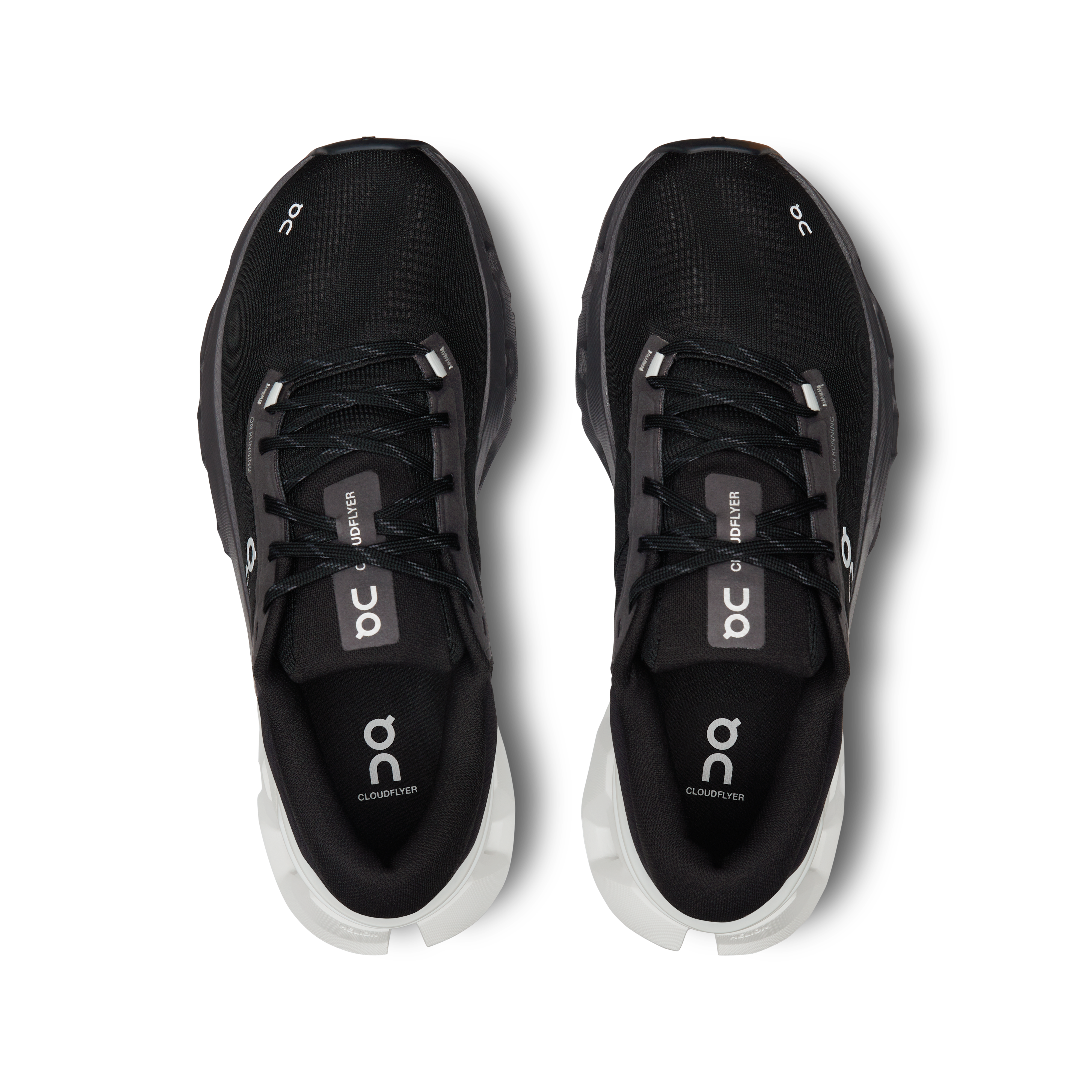 On Running Men's Cloudflyer 5 Running Shoes - Lightweight & Cushioned for Road Running - Black/White - Perfect for Jogging, Gym Workouts & Daily Wear