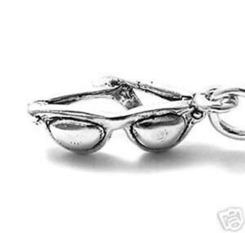 Sterling Silver Charm Pendant Necklace - Elegant Sunglasses Jewelry for Women - Perfect for Everyday Wear, Parties & Gifts