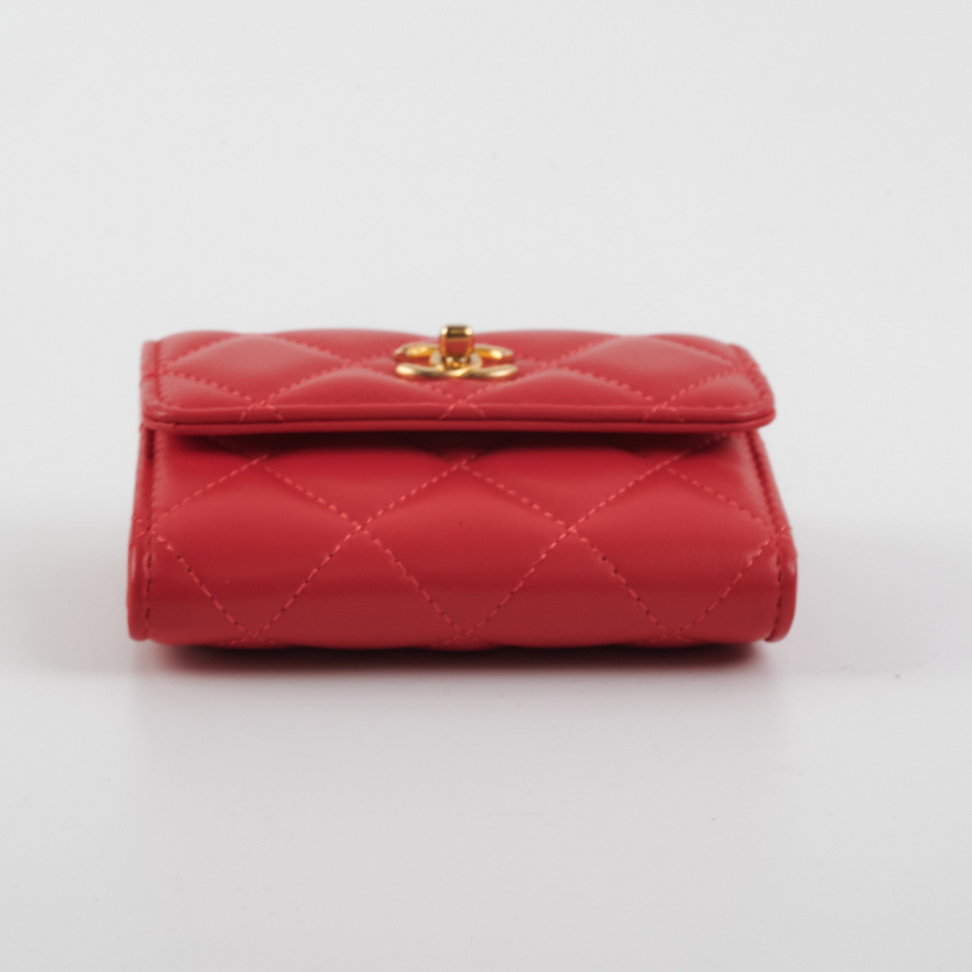 Chanel Micro Bag Pearl Crush Red Crossbody Bag - Luxury Designer Handbag for Women, Perfect for Parties, Dates & Special Occasions