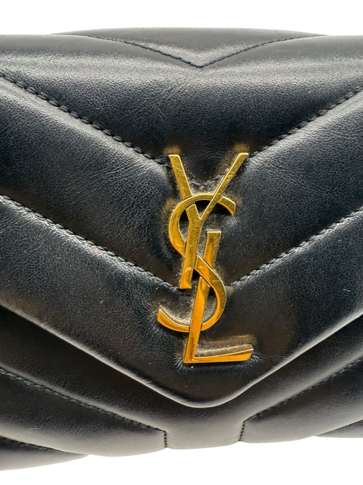 YSL Toy Loulou Small Leather Crossbody Bag for Women - Luxury Designer Shoulder Purse for Date Night, Parties & Everyday Use