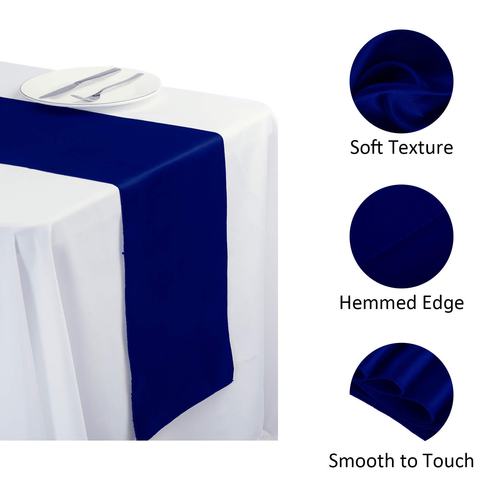 Premium Satin Table Runners 12 Pack (12