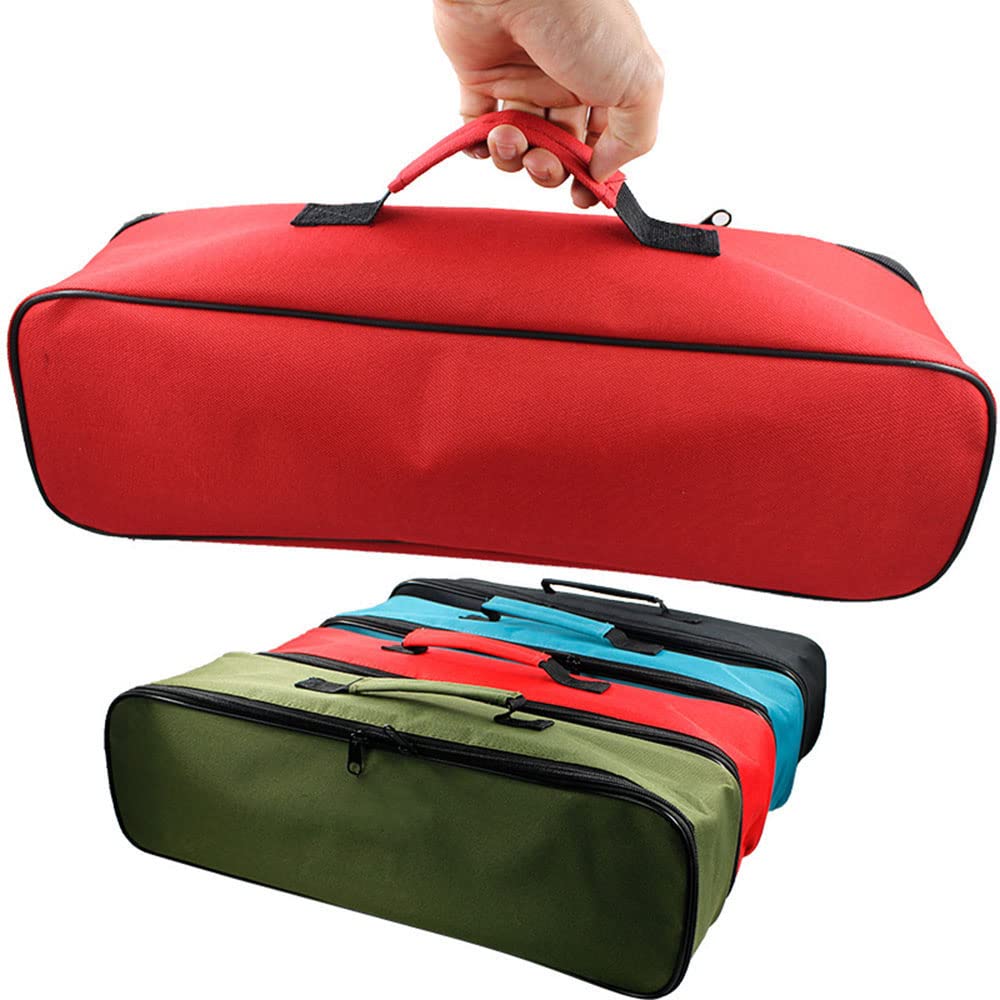 **Kavolet Heavy-Duty Canvas Tool Bag Organizer - Large Tool Storage Tote for Construction, Electrician & Auto Repair - Durable Emergency Repair Tool Bag for Professionals & DIY (Workshop, Job Site, Car Trunk)**