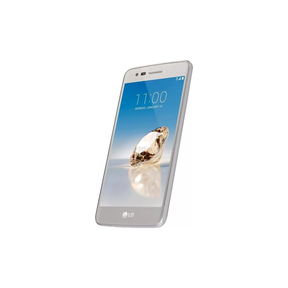 LG Aristo MS210 16GB White MetroPCS Smartphone - Unlocked Android Cell Phone for Metro by T-Mobile, Perfect for Streaming & Social Media