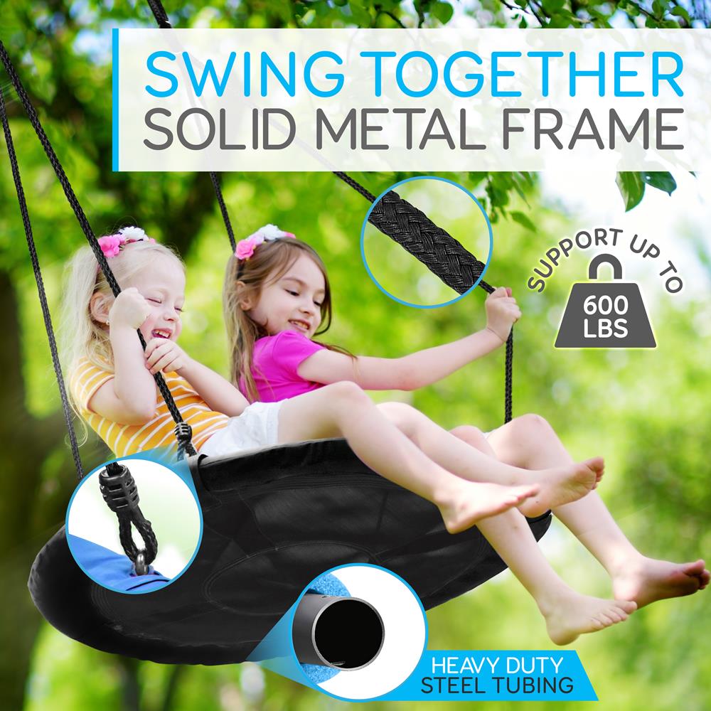 Kids Hanging Swing Seat - Indoor & Outdoor Play for Toddlers & Children - Perfect for Backyard, Playroom, and Park Fun