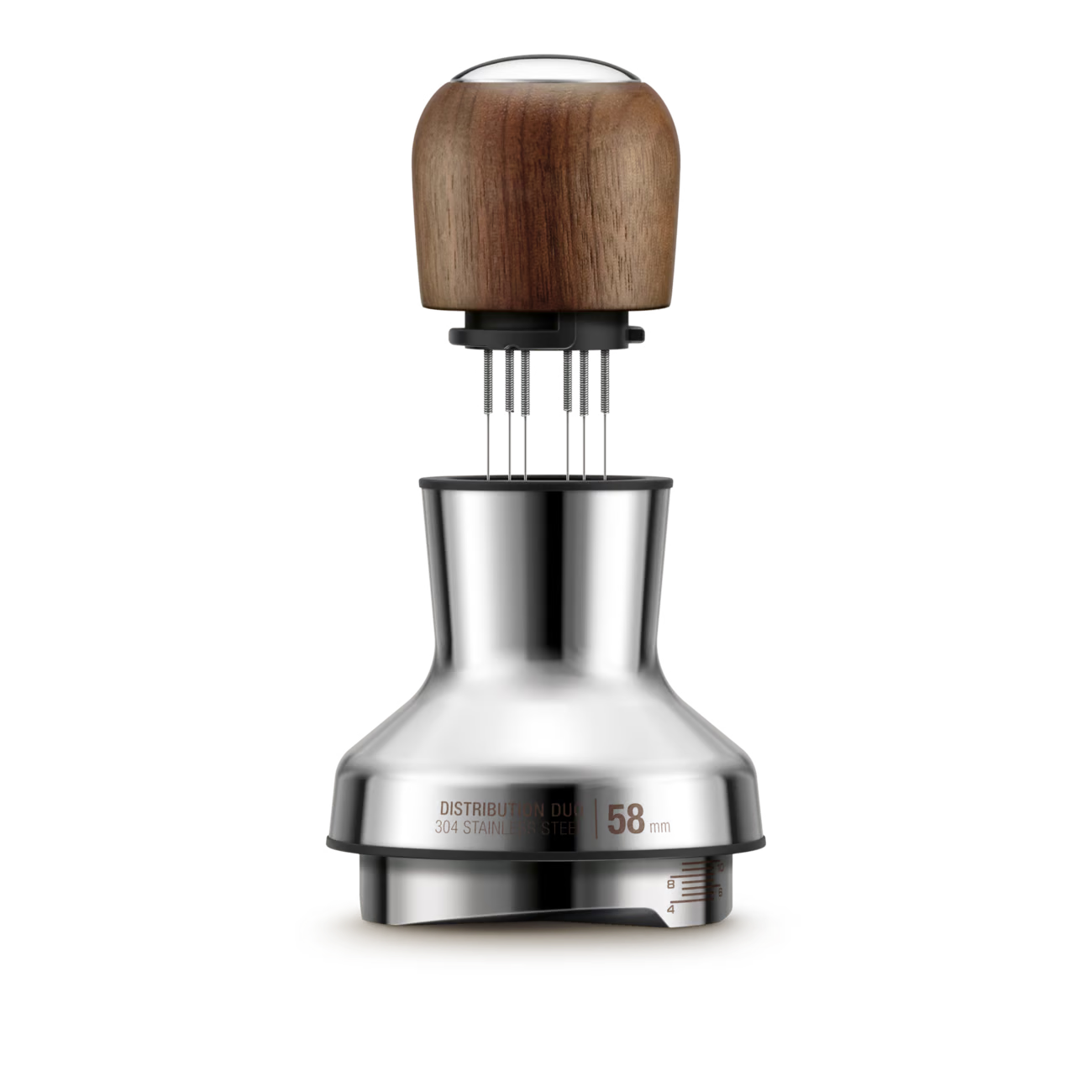 Breville 58mm Coffee Distributor & Tamper - Professional Espresso Tool for Baristas & Home Brewing - Perfect for Latte, Cappuccino & Espresso Preparation