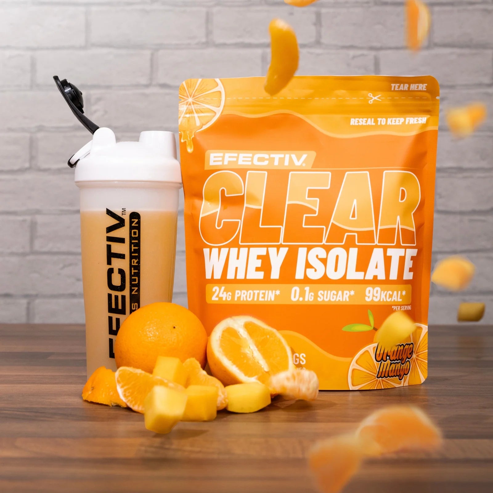 Efectiv Nutrition Clear Whey Isolate 600g - Premium Protein Powder for Muscle Recovery & Post-Workout | Ideal for Gym, Fitness & Bodybuilding