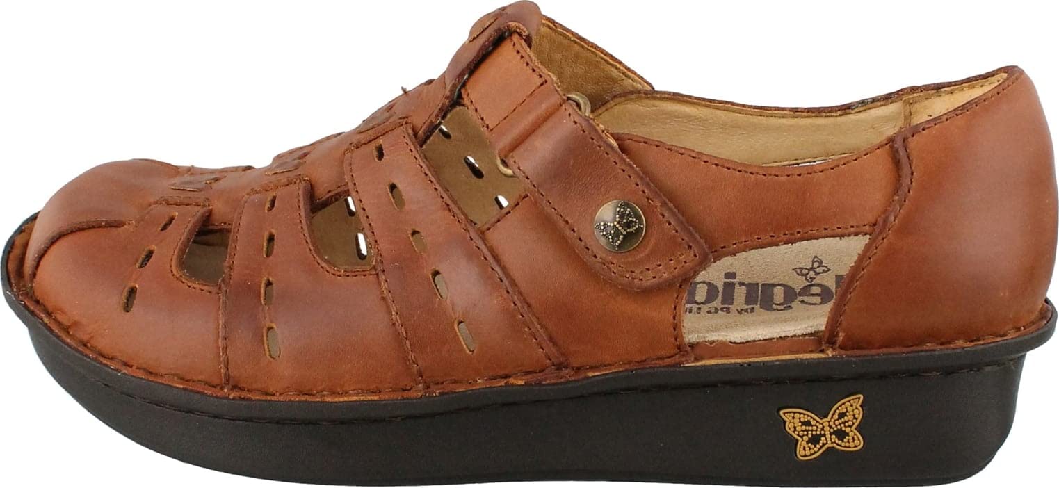 Alegria Pesca Women's Comfort Sandals - Lightweight & Supportive Slip-On Shoes for Walking, Travel & Everyday Wear