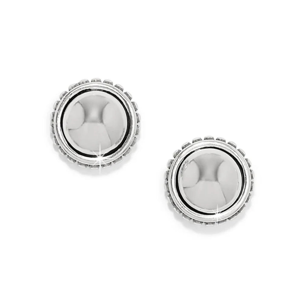 Brighton Pretty Tough Bold Stud Post Earrings for Women - Hypoallergenic Stainless Steel Fashion Jewelry - Perfect for Everyday Wear, Parties & Gifts