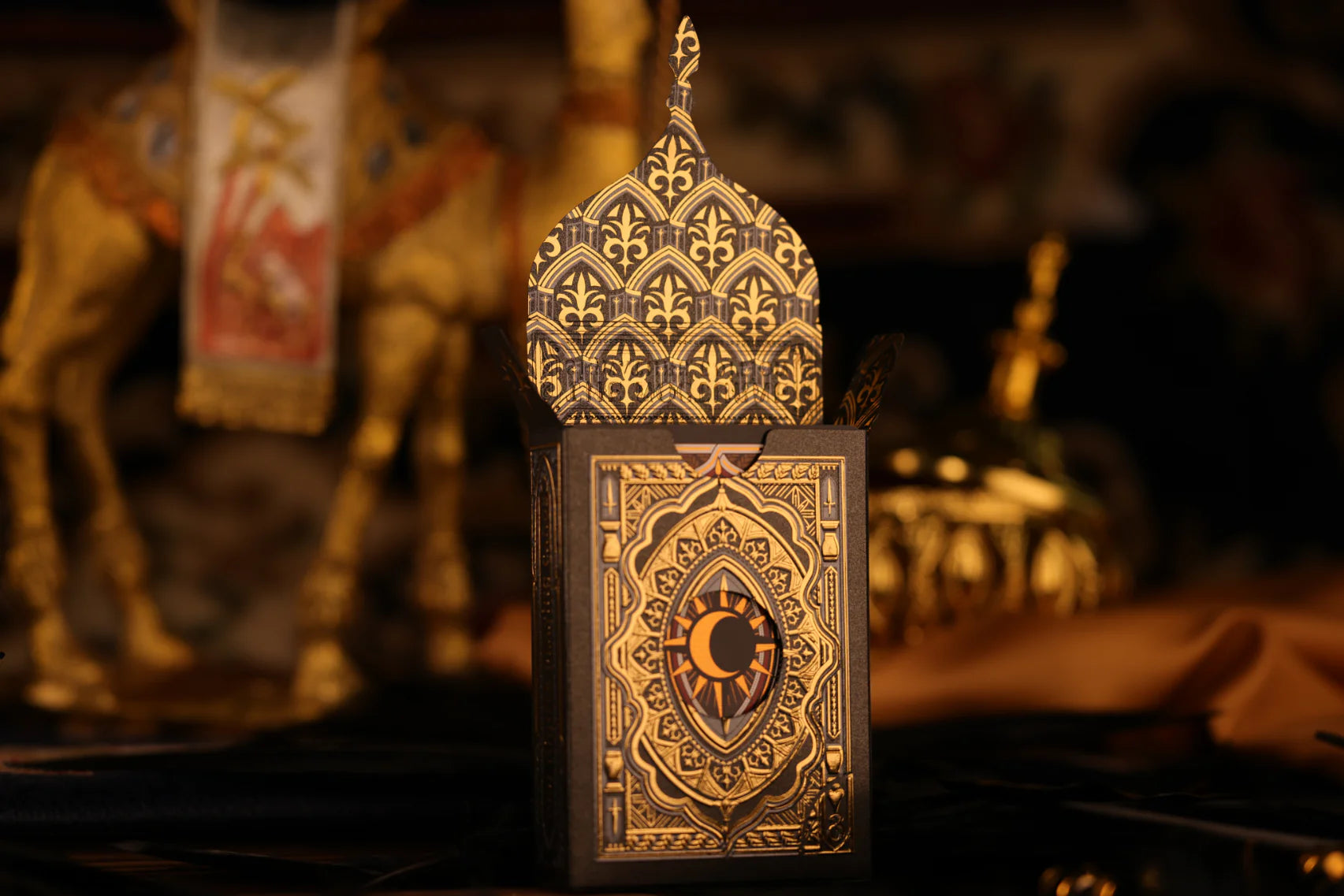 1001 Nights Playing Cards - 3D Nocturne Signature Edition Deck for Magic Tricks, Cardistry & Collectors | Premium Quality Poker Cards for Game Nights & Professional Performances