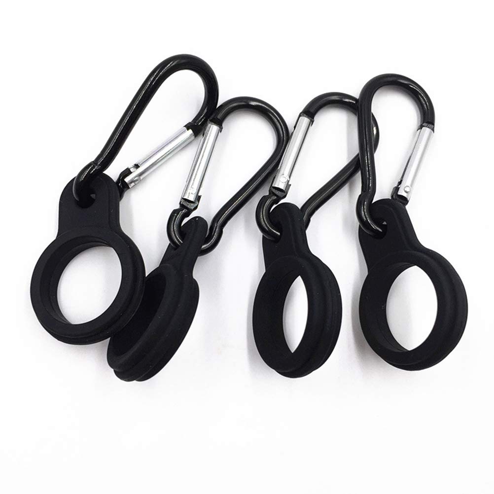 LIOOBO Silicone Water Bottle Hook - Durable Hanging Clip for Keys, Bottles & Bags | Perfect for Gym, Hiking & Travel Accessories