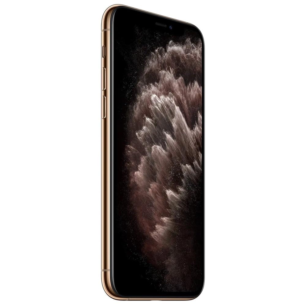 Apple iPhone 11 Pro Max 512GB Unlocked Smartphone - Gold (Renewed Premium) | High-Performance Camera, Long Battery Life for Travel, Business & Photography
