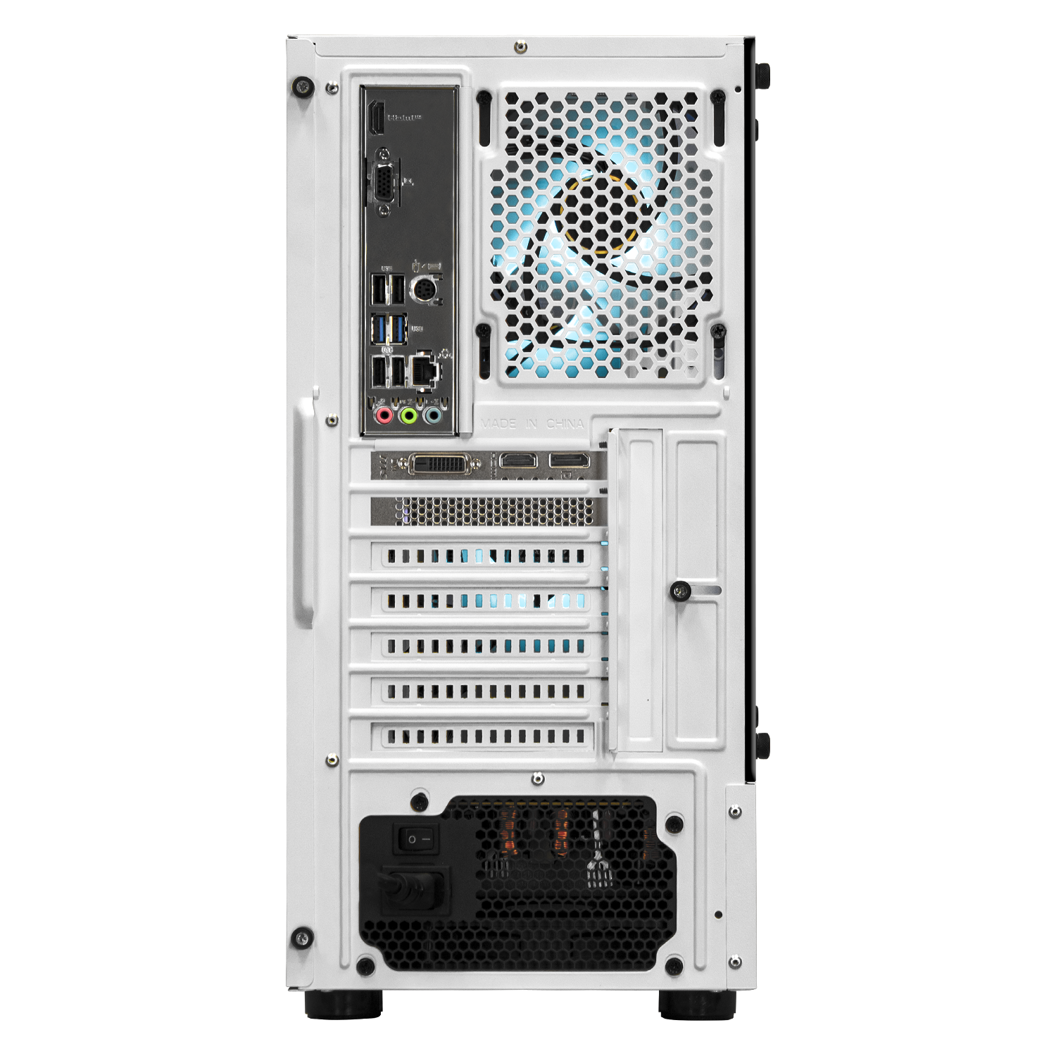 Xtreme Gaming PC - NVIDIA GeForce RTX 3050, Intel Core i5-10400F, 16GB RAM, 500GB SSD + 2TB HDD, WiFi, White Mesh Case - Perfect for 4K Gaming, Streaming & Content Creation