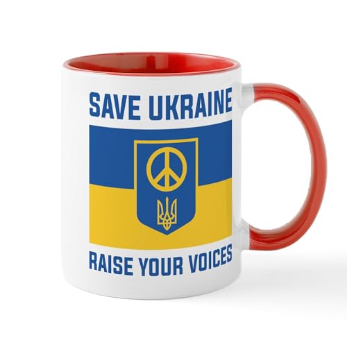White/Red Inside - Save Ukraine Raise Your Voices