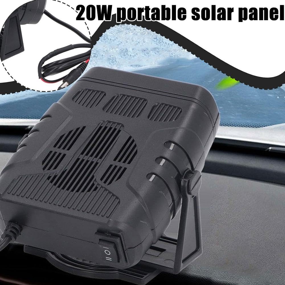 20W Solar Powered Heater Panel - Greenhouse & Chicken Coop Warmer with Radiant Heat for Solar Drying, Pet House Heating | Energy Efficient Outdoor Heating Solution for Gardens, Farms & Animal Shelters