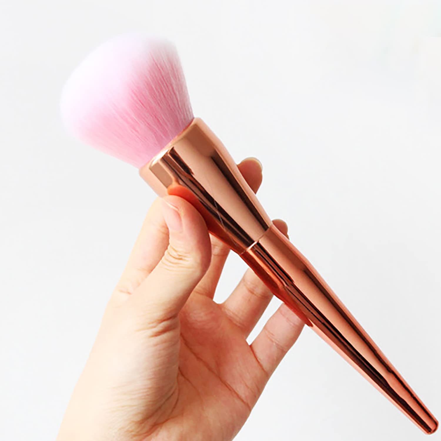 **DANNEASY 2-Piece Nail Dust Brush Set - Large Powder & Blush Brush for Acrylic Nails, Cleaning Dust, Nail Art & Makeup | Professional Nail Tools for Salon & Home Use**
