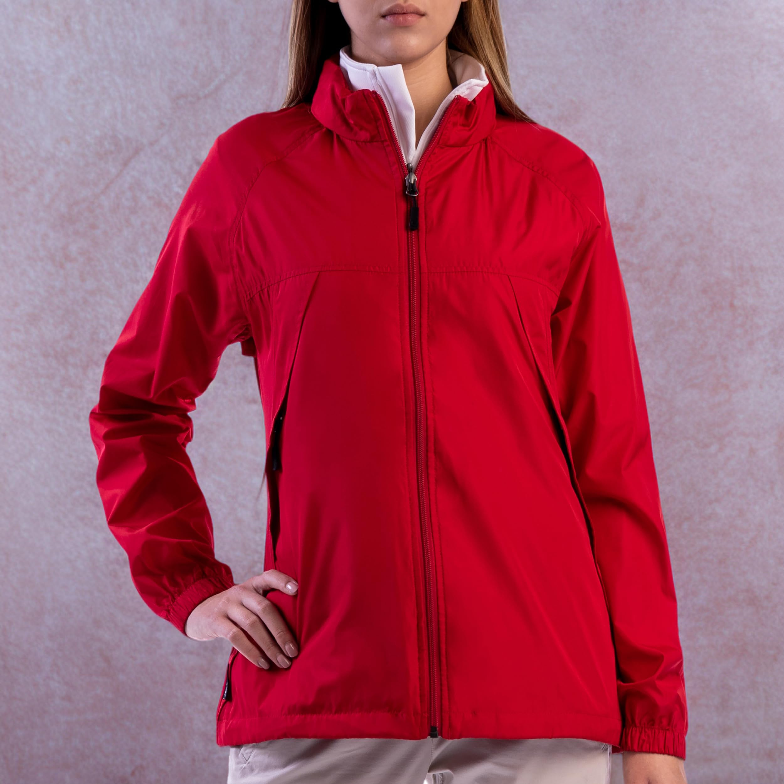 SCOTTeVEST Women's Pack Windbreaker Jacket with 19 Hidden Pockets - Lightweight Water Repellent Travel Jacket for Hiking, Commuting & Outdoor Activities