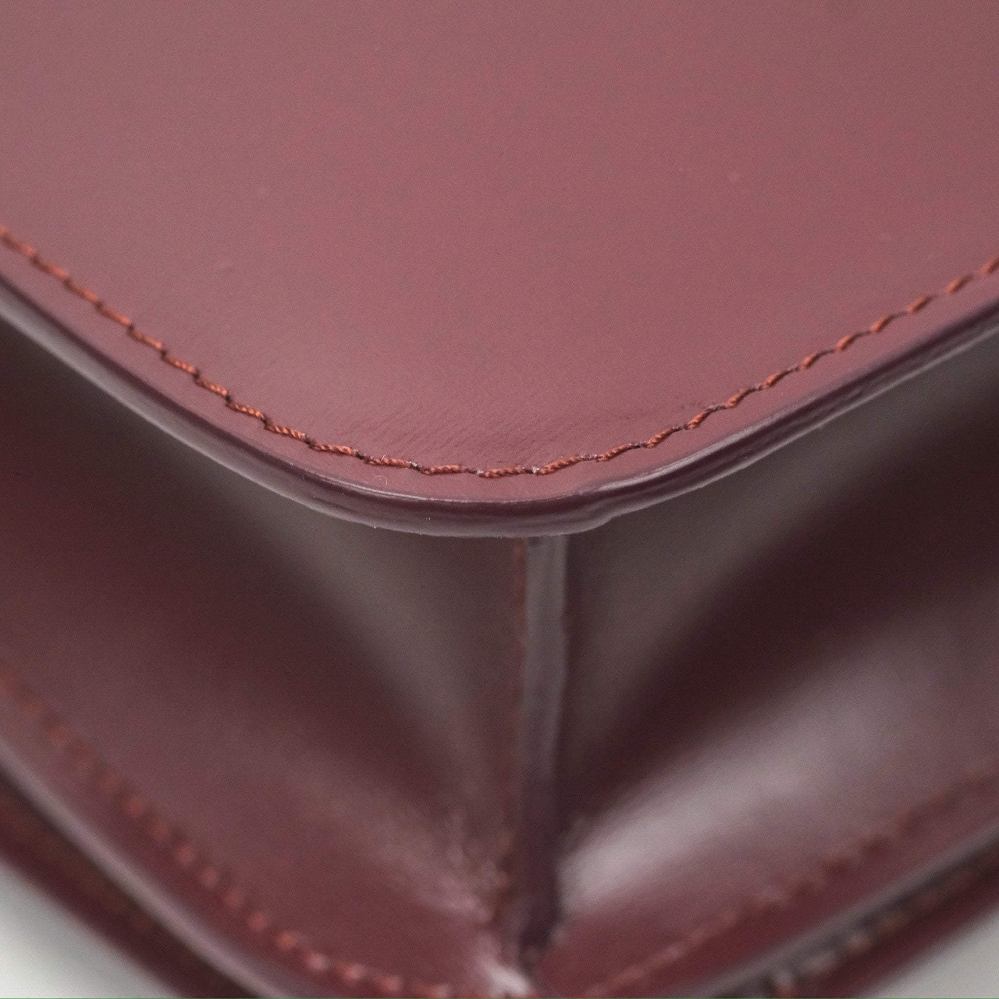 Celine Teen Classic Box Flap Bag in Burgundy Calfskin Leather - Perfect for Work, Travel & Everyday Elegance