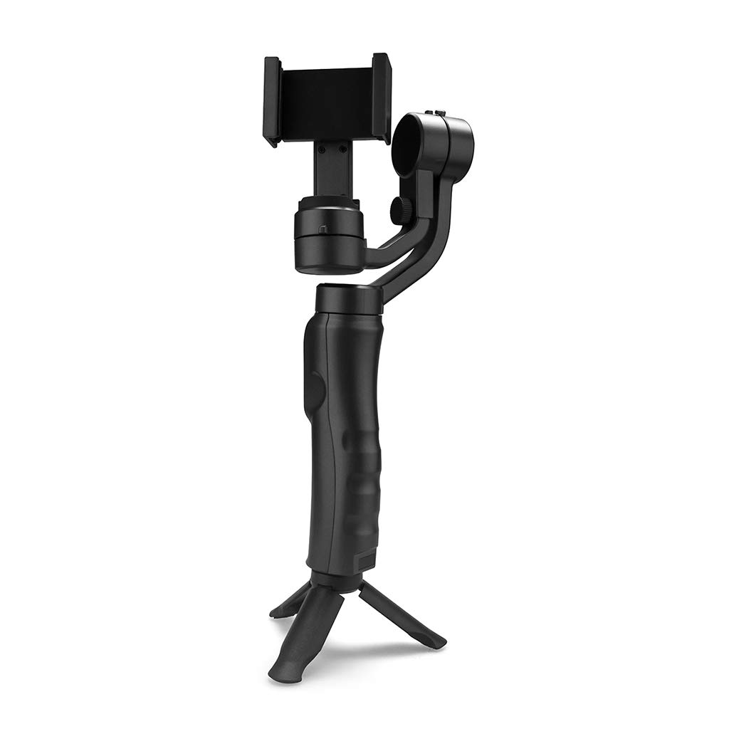 Kingjinglo 3-Axis Handheld Gimbal Stabilizer for Smartphones - Universal Phone Compatibility for iPhone, Samsung & More - Perfect for Vlogging, YouTube Videos & Social Media Content Creation
