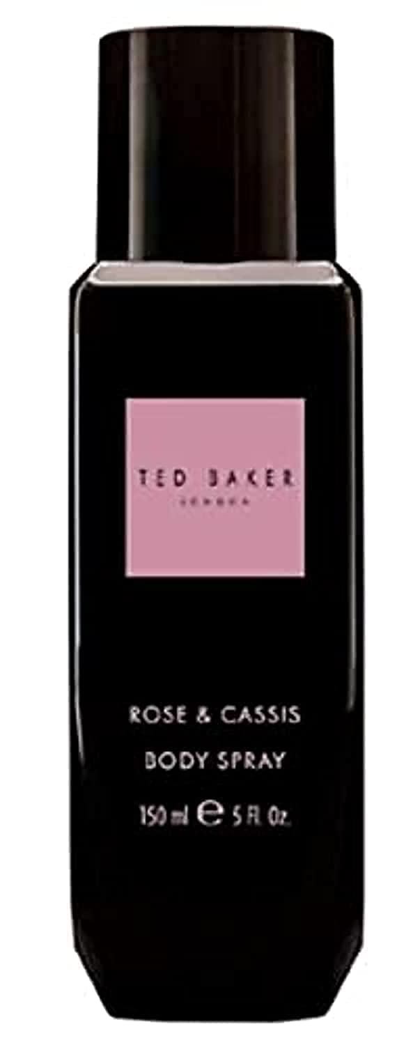 Ted Baker Rose & Cassis Body Spray for Women - Floral Fruity Perfume Mist, Long-Lasting Fragrance, Gift Set | Perfect for Daily Wear, Date Nights & Special Occasions
