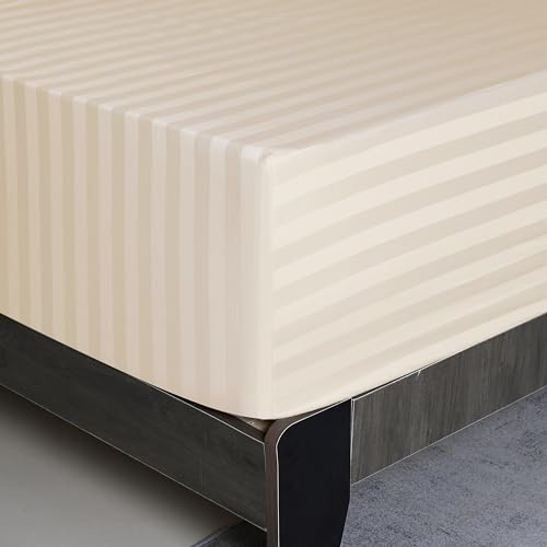 Striped Satin-beige