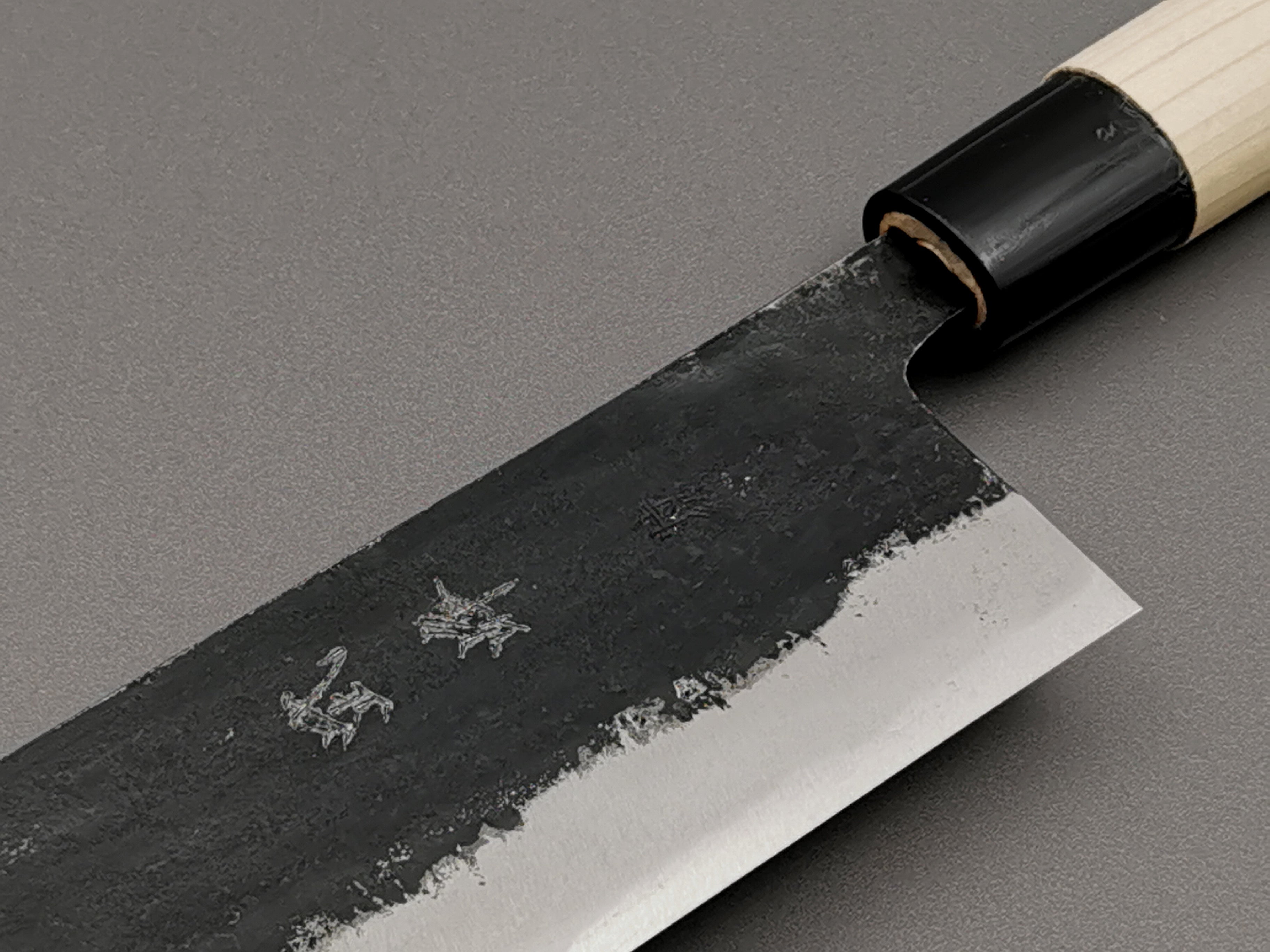 Premium Japanese Takeo Murata Buho Nakiri Knife - High Carbon Steel Vegetable & Herb Chopping Knife for Professional Chefs & Home Cooking - Perfect for Slicing, Dicing & Mincing Vegetables, Herbs & Fruits