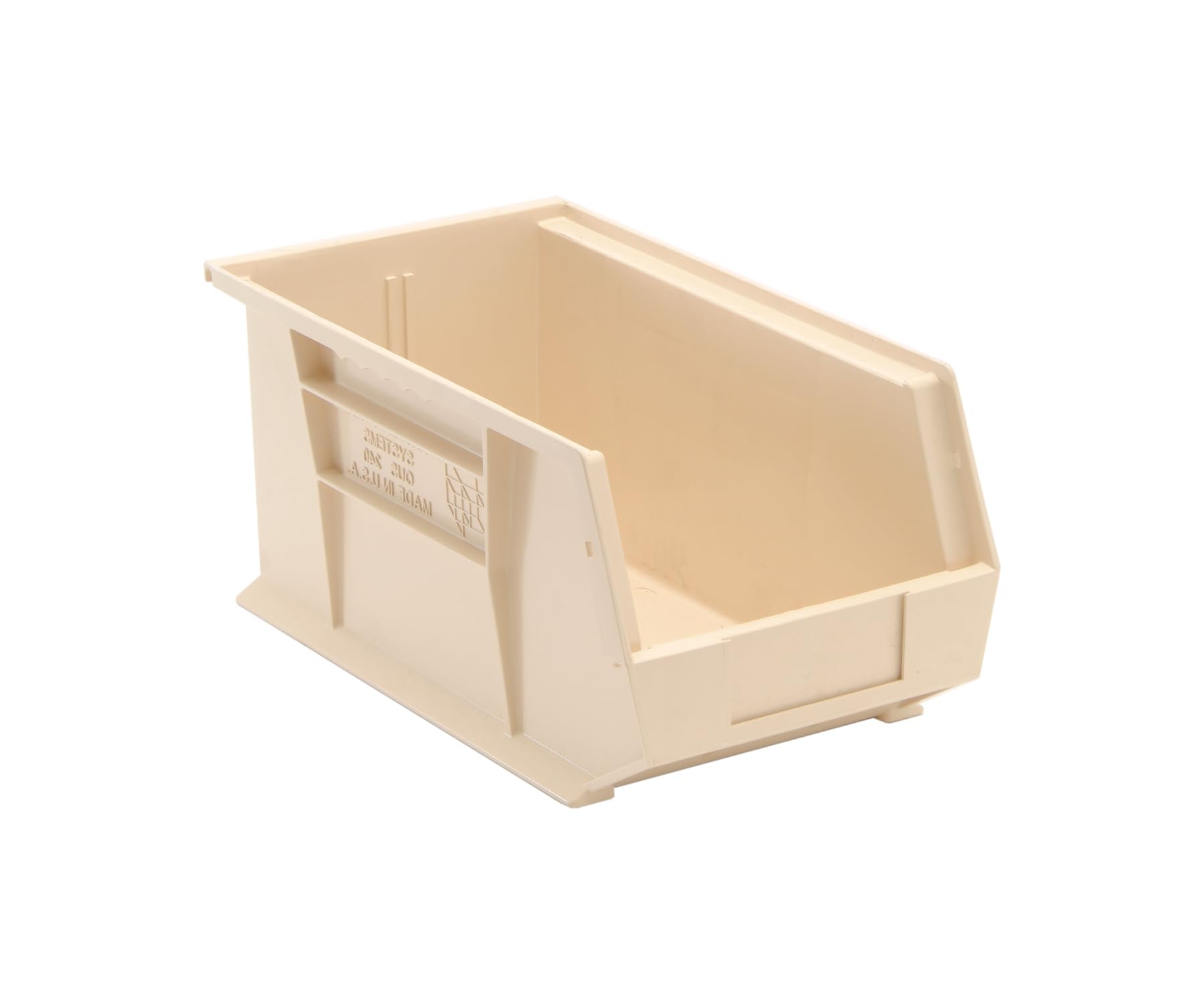 Aviditi 12-Pack Plastic Stackable & Hangable Storage Bins - 14.75