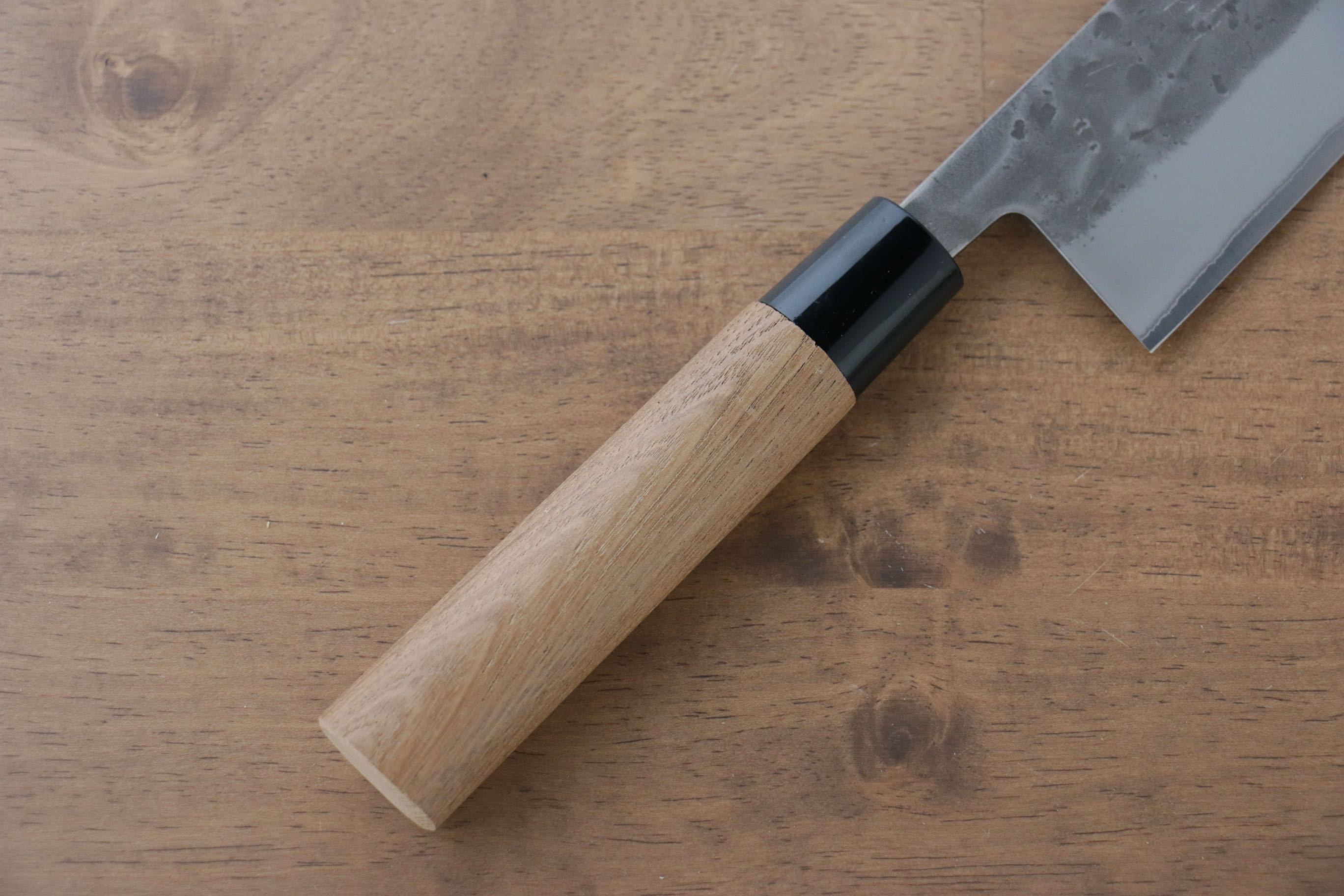 Premium Seisuke Blue Steel No.2 Nashiji Gyuto Japanese Chef Knife 240mm with Chestnut Handle - Perfect for Sushi, Meat Cutting & Professional Kitchen Use