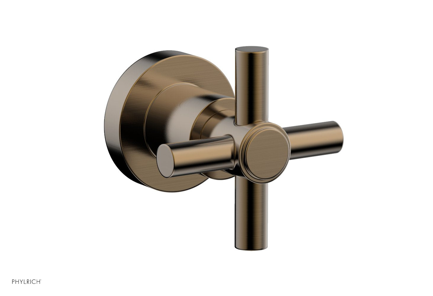 BASIC Volume Control Diverter Trim - Tubular Cross Handle D2PV134A for Bathroom & Shower Faucet Installation | Perfect for Home Renovation & Plumbing Projects