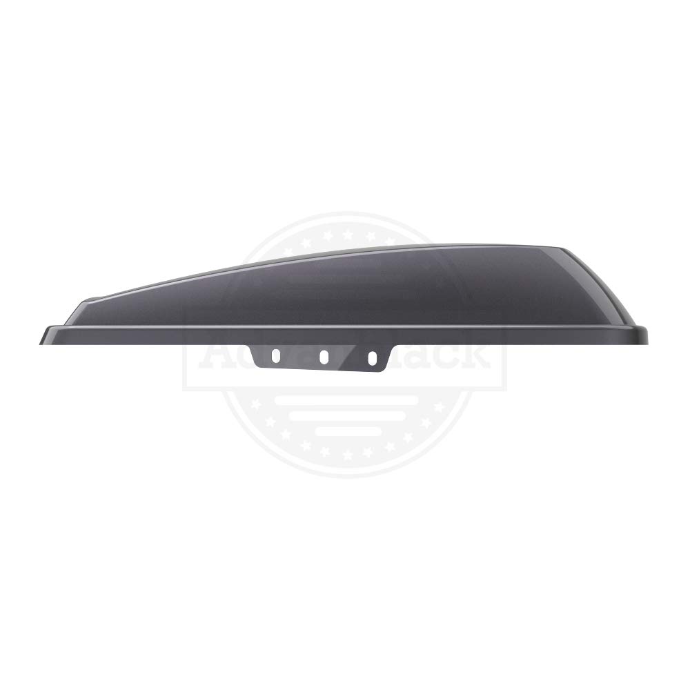 Moto Onfire Motorcycle Saddlebag Lids Replacement - Compatible with Harley Touring Street Glide & Road Glide Special 2014-2020 Models (Smoke Gray) - Durable ABS Plastic, Weatherproof Design for Long Rides & Road Trips