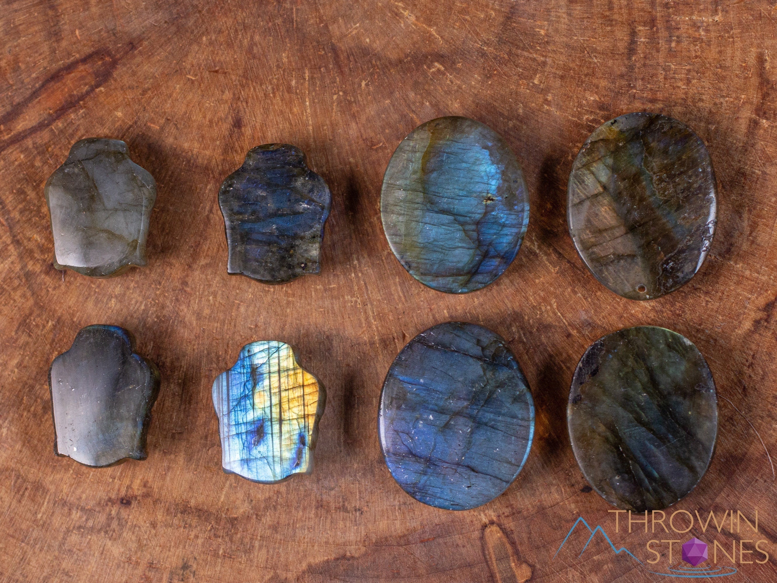 LABRADORITE Crystal Cabochon Buddha Head - Handcrafted Stone Carving for Jewelry Making, Meditation Decor & Spiritual Gifts | Perfect for Pendants, Home Altars & Healing Crystal Collections