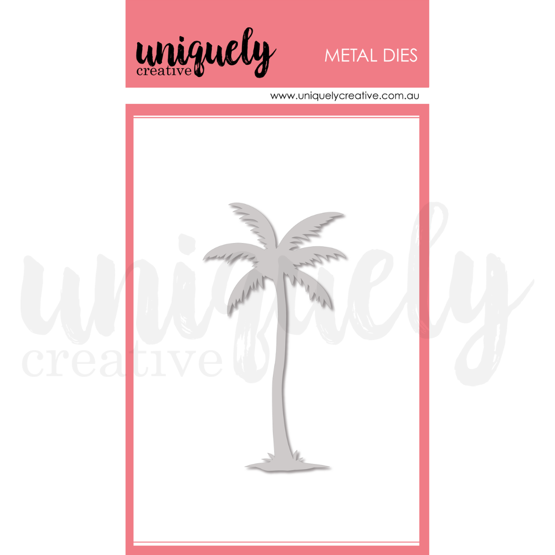 Palm Tree Die Cut Stickers - Tropical Themed Decals for Laptops, Water Bottles & DIY Crafts | Perfect for Beach Party Decor, Scrapbooking & Gift Wrapping
