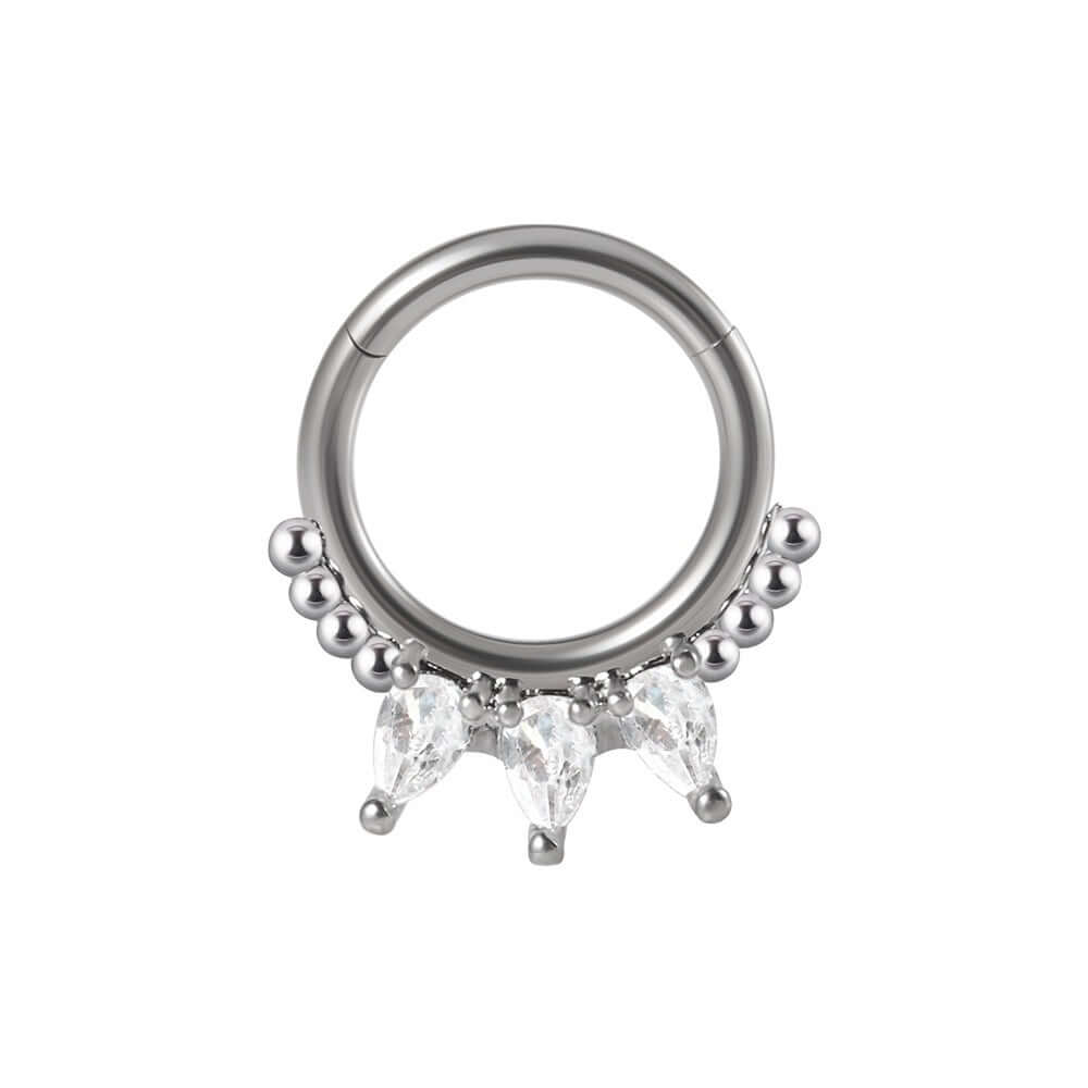Gothic Snake Bee Nose Ring - Stainless Steel Body Jewelry DL7192 for Women | Perfect for Goth Fashion, Piercing Lovers & Alternative Style Accessories