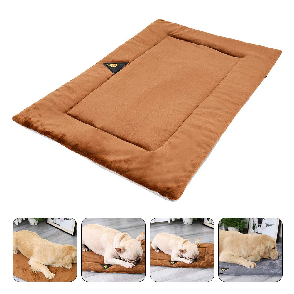 TEHAUX Waterproof Electric Heating Pad for Dogs & Cats - Self-Warming Pet Mat with Glued Cotton, Heated Dog Bed & Cat Bed for Winter - Ideal for Indoor Use, Crate Training, and Arthritis Relief