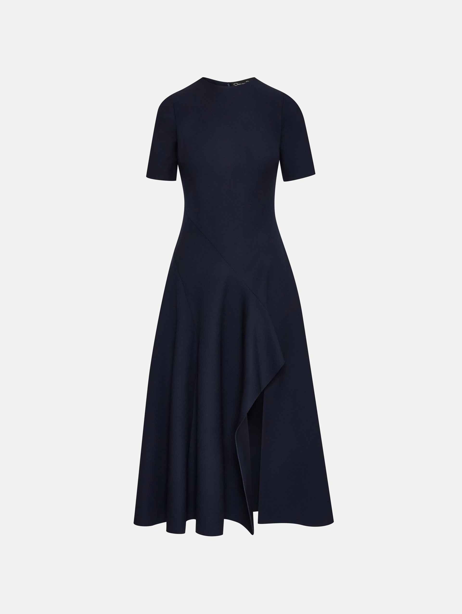 Wave Detail Midi Dress for Women - Flowy Summer Dress with Feminine Ruffle Sleeves | Perfect for Beach Vacations, Date Nights & Outdoor Weddings