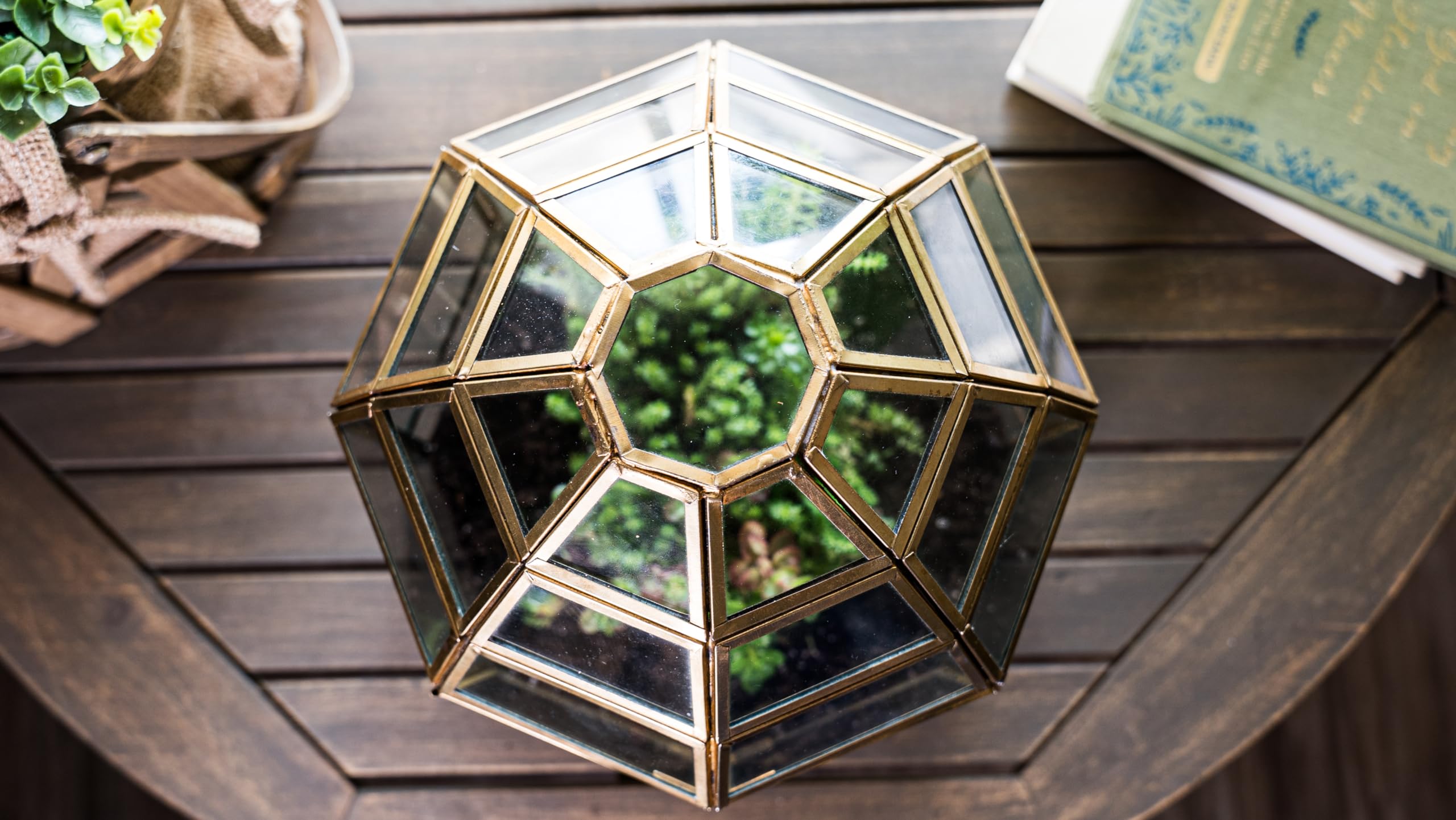Handmade Large Glass Terrarium Birdcage - 10