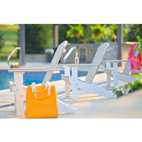 Premium Lakeside Adirondack Chair - Comfortable Outdoor Patio Furniture for Relaxing by the Water - Perfect for Backyards, Gardens, and Beachfronts