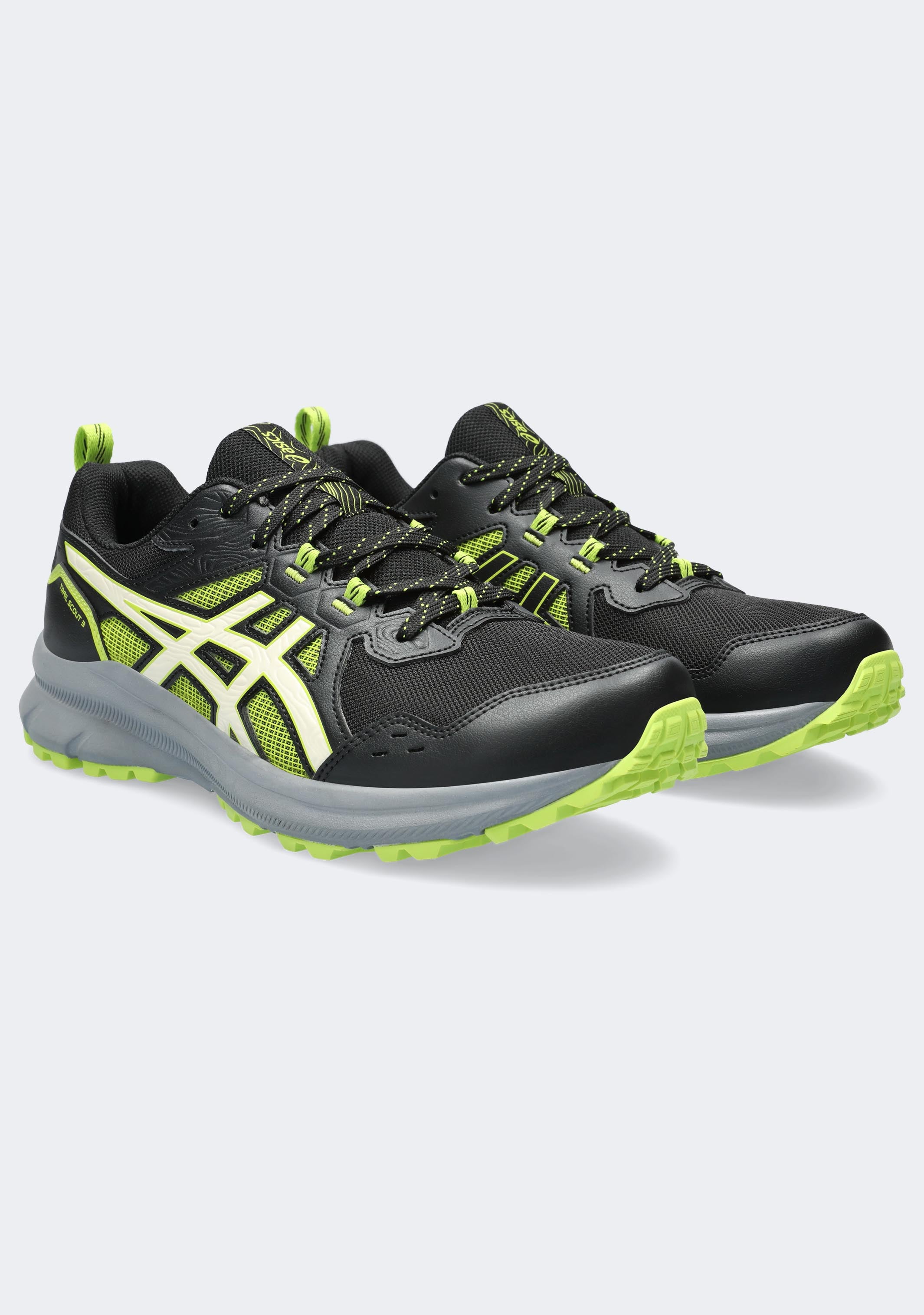 ASICS Men's Trail Scout 3 Running Shoes - Lightweight Hiking & Outdoor Trail Running Sneakers for Men - Perfect for Mountain Trails, Hiking Adventures & Daily Workouts