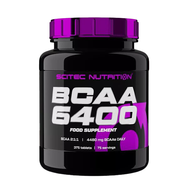 BCAA 6400 Amino Acid Supplement - 375 Tablets for Muscle Recovery & Endurance - Pre & Post Workout for Athletes & Fitness Enthusiasts