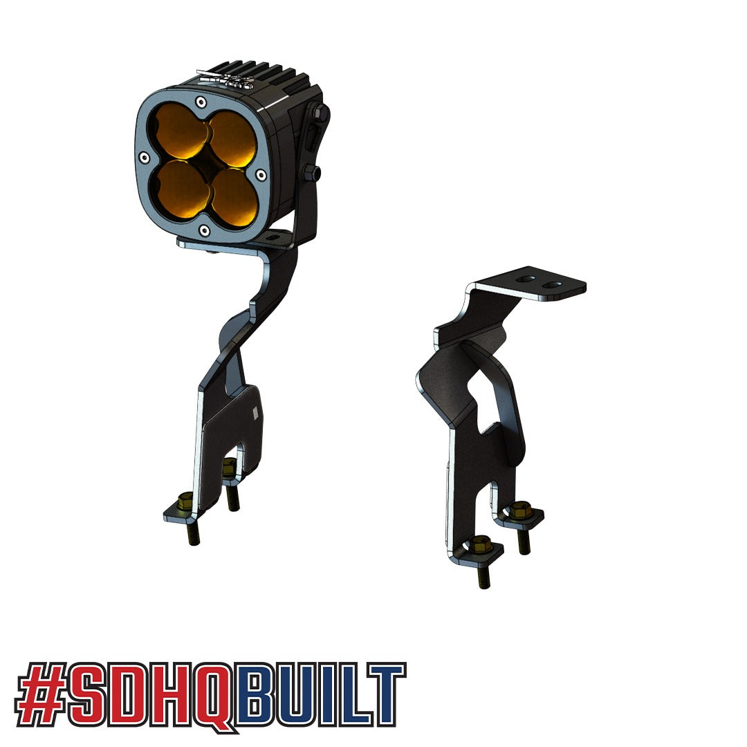 2022-2025 Toyota Tundra SDHQ Built A-Pillar Light Mounts | Off-Road LED Light Brackets for Fog & Driving Lights | Perfect for Night Off-Roading, Overlanding & Truck Customization