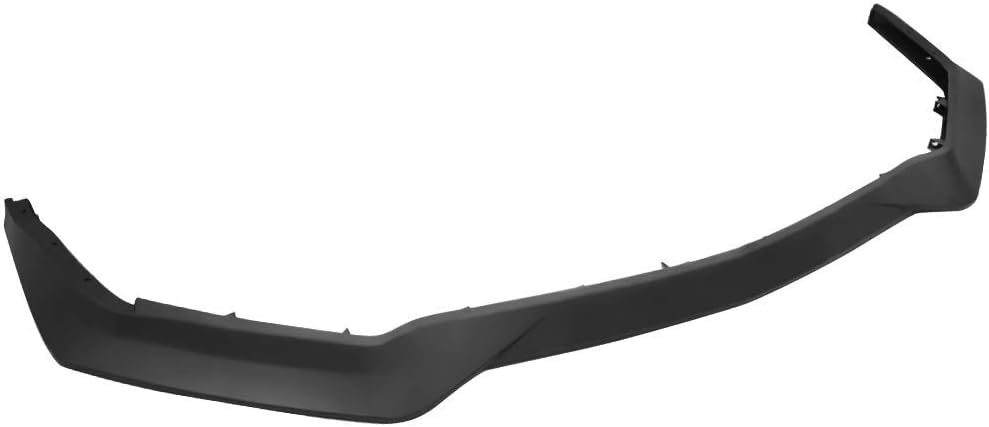 2018-2023 Ford Mustang GT R Spec Style Front Bumper Lip Splitter - PP Unpainted Matte Black (One Piece) | Aerodynamic Upgrade for Street Racing & Car Shows