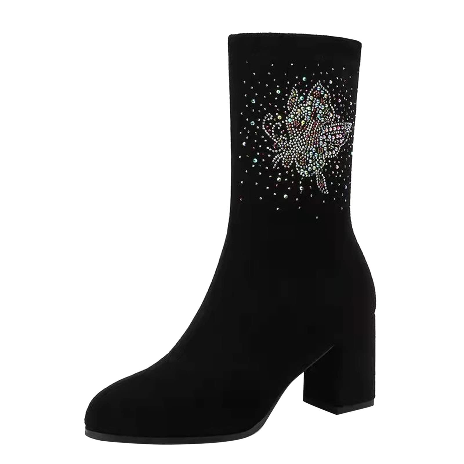 Women's Retro Low Heel Ankle Boots - Breathable Casual Booties for Everyday Wear | Perfect for Office, Dating & Fall Fashion