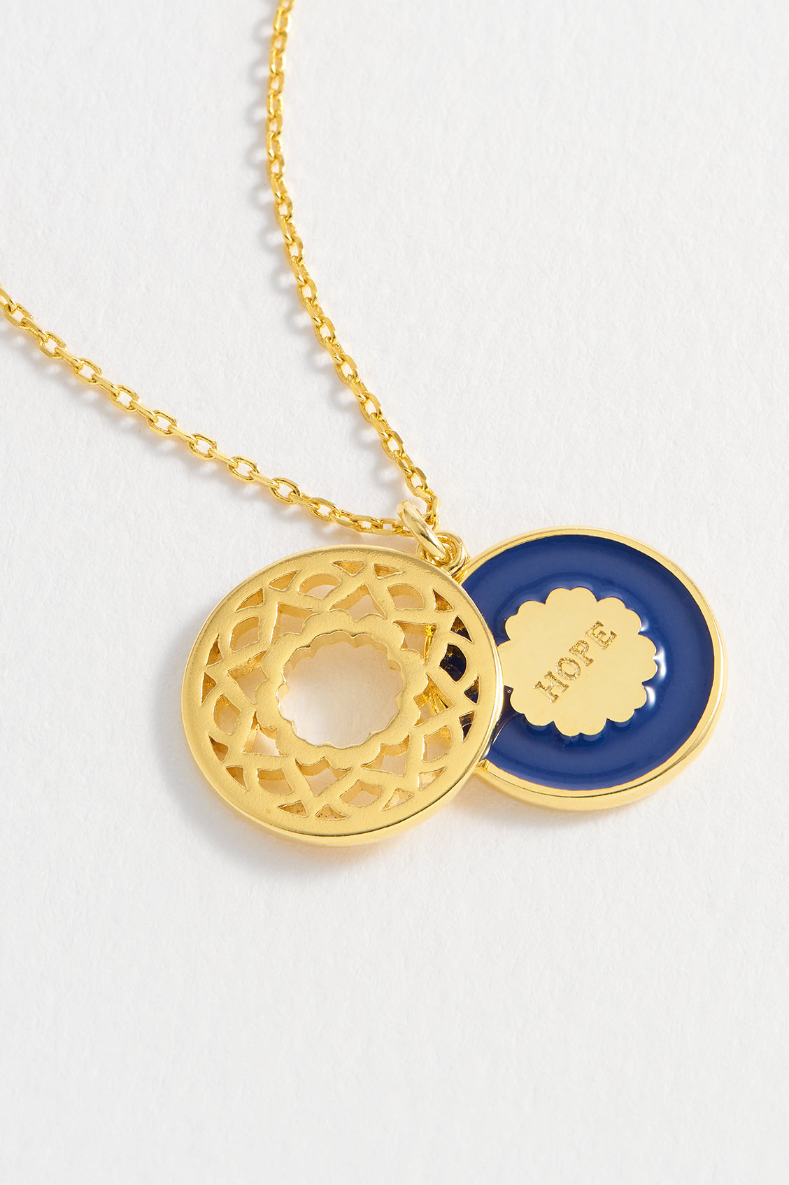 Hope Coin Pendant Necklace - Inspirational Jewelry Gift for Women - Perfect for Everyday Wear, Special Occasions & Meaningful Gifts