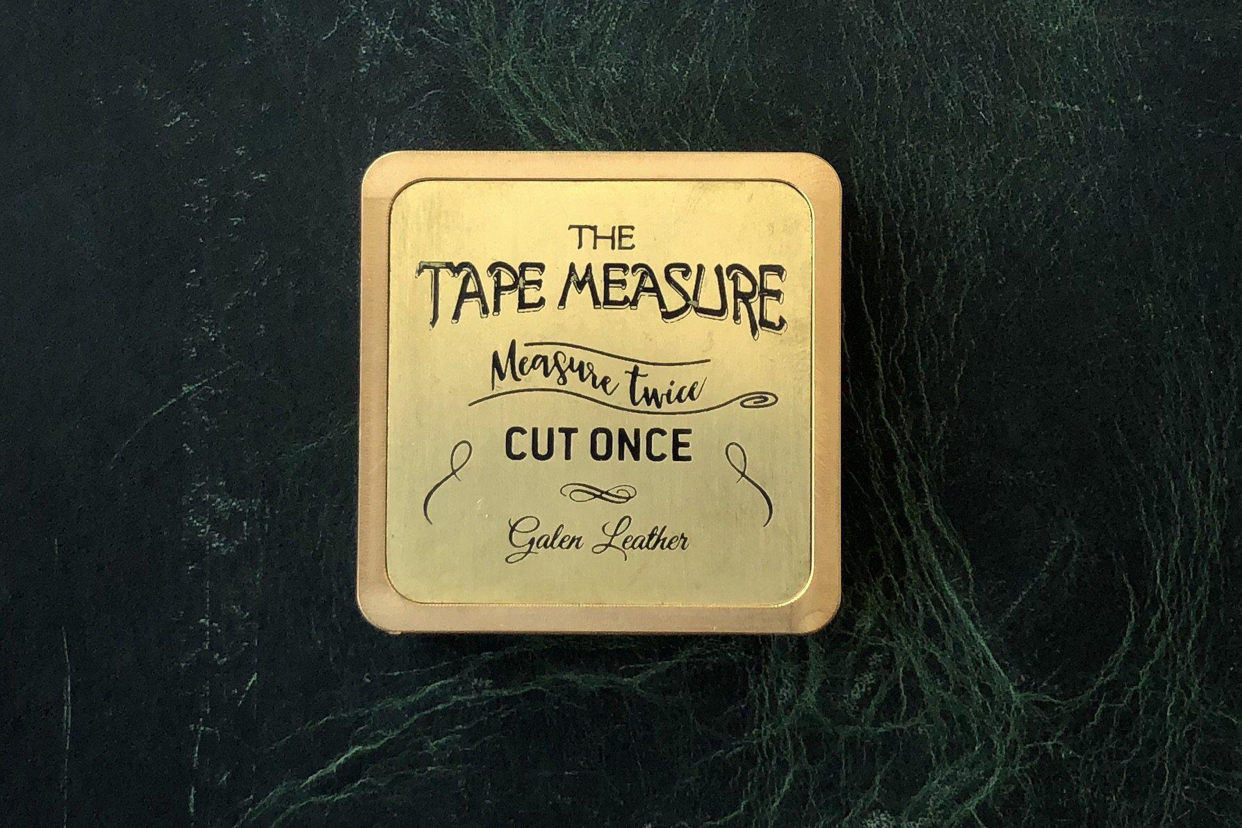Premium Brass Tape Measure - 16 ft Retractable Measuring Tape with Easy-Read Markings - Perfect for DIY Projects, Construction, and Home Improvement