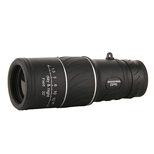 NUZAMAS 16x52 High Power Monocular Telescope with MFC Green Film - Lightweight, Waterproof, Compact Design for Bird Watching, Hunting, Travel, Fishing, Football Games & Outdoor Concerts | Perfect for Outdoor Adventures, Wildlife Observation & Sports Events