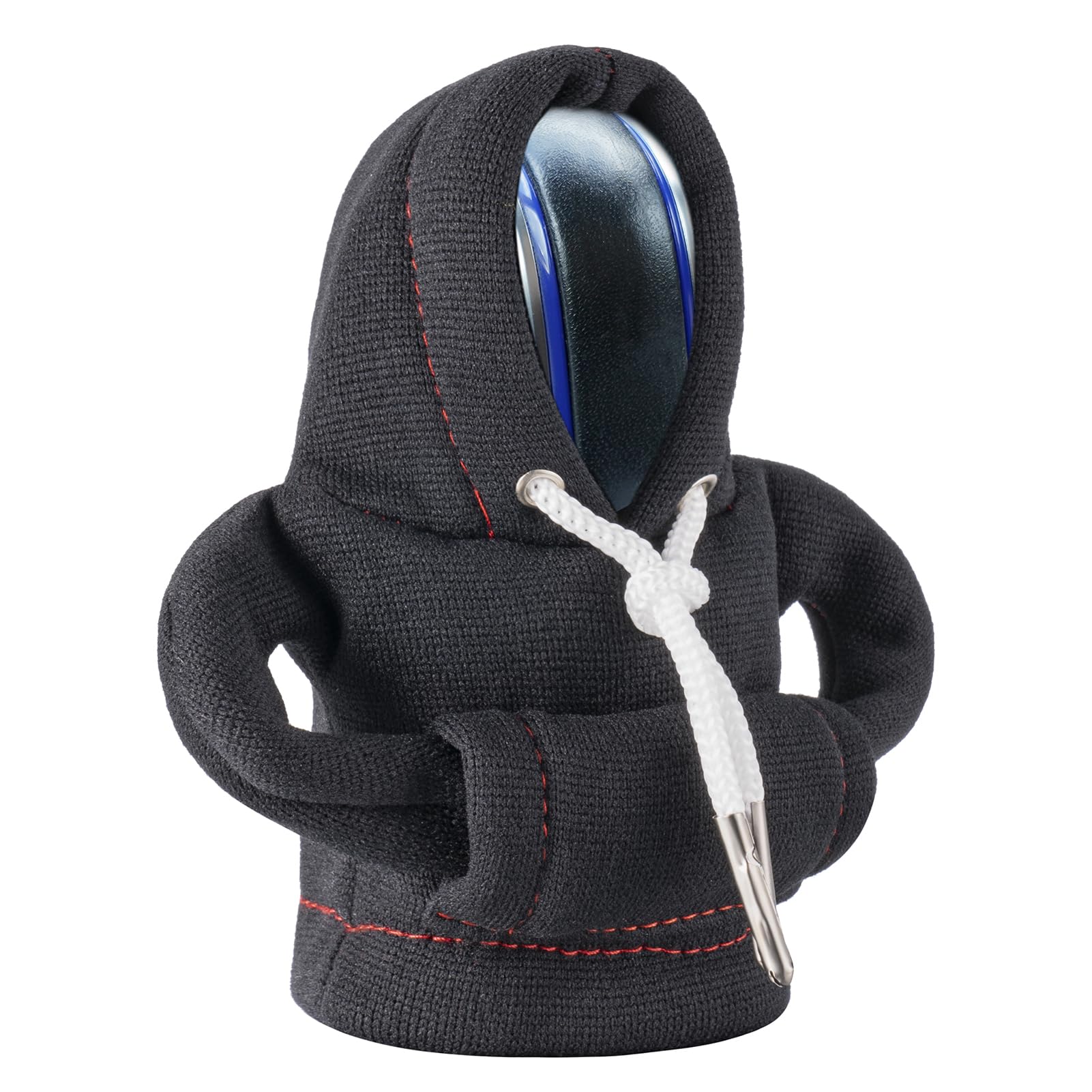 Universal Car Gear Shift Knob Hoodie - Cute Mini Shifter Cover for Automotive Interior Accessories & Decor - Perfect for Car Enthusiasts & Customization Lovers