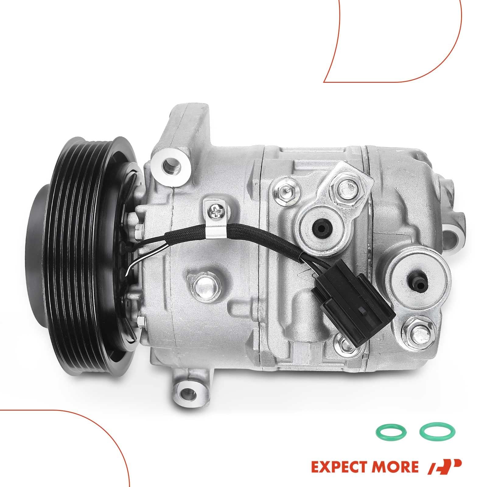 Premium AC Compressor with Clutch for 2006-2008 Buick Lucerne 3.8L - High Performance Auto Air Conditioning Replacement Part - Perfect for Summer Driving & Road Trips