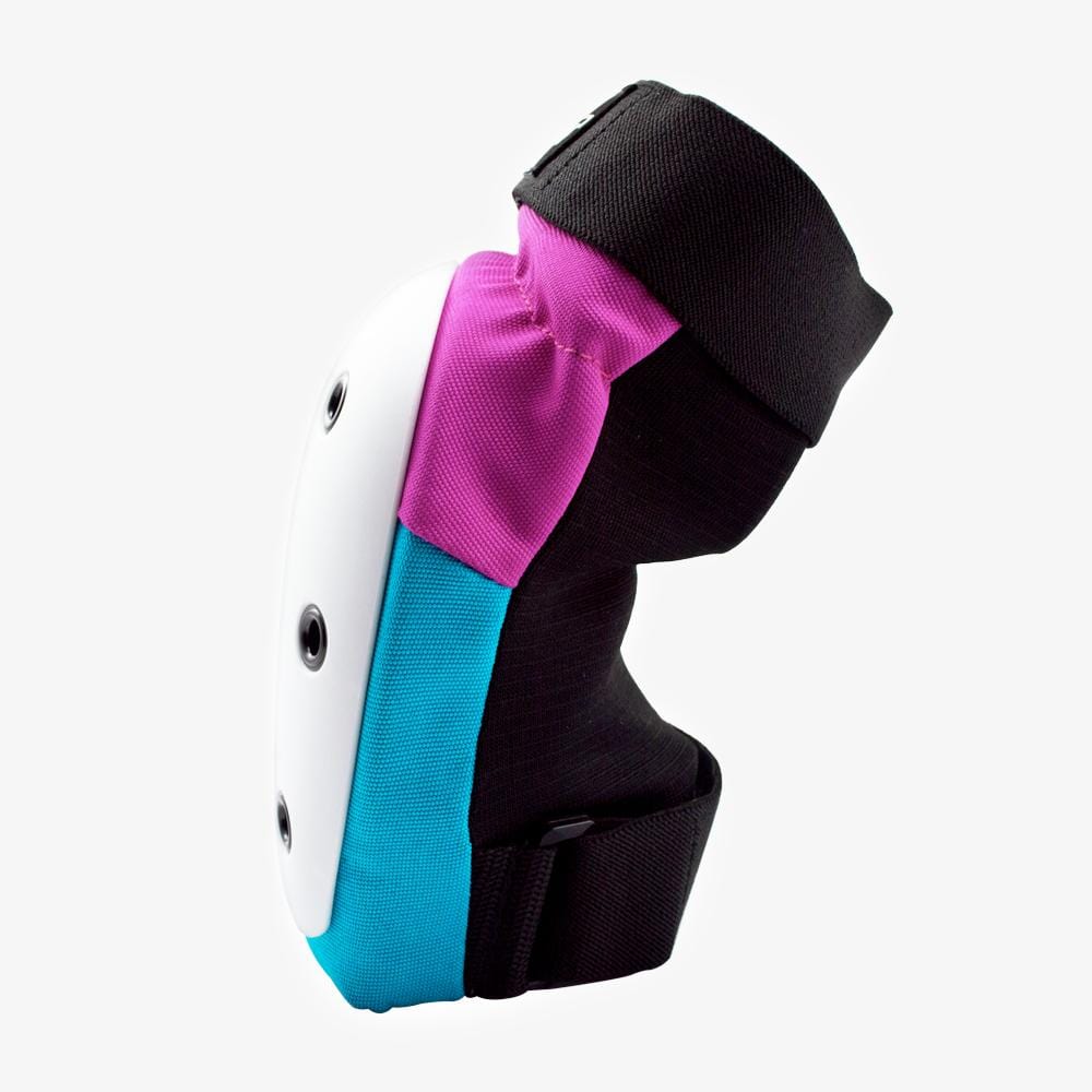 Bont Skate Triple Pad Protection Set for Kids - Knee, Elbow & Wrist Guards in Pink/Teal - Perfect for Roller Skating, Skateboarding & Inline Skating Safety Gear