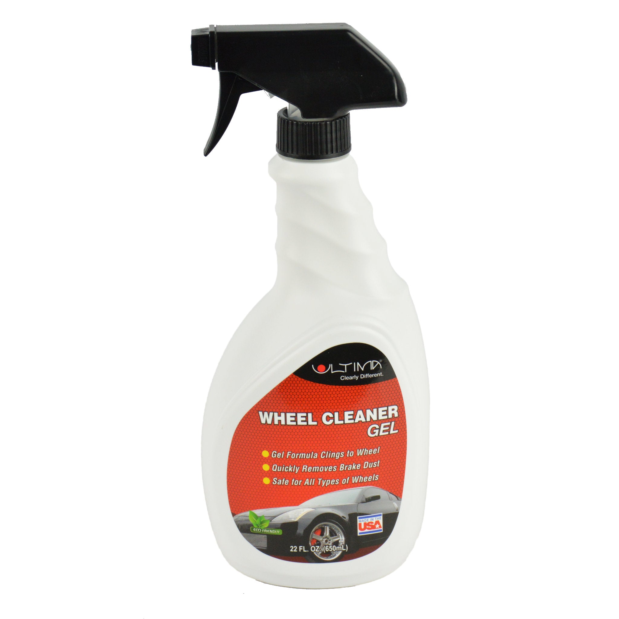 Ultima Wheel Cleaner Gel - Heavy Duty Brake Dust Remover for Cars, Trucks & Motorcycles | Safe for Alloy, Chrome & Painted Wheels | Perfect for Auto Detailing & Car Wash