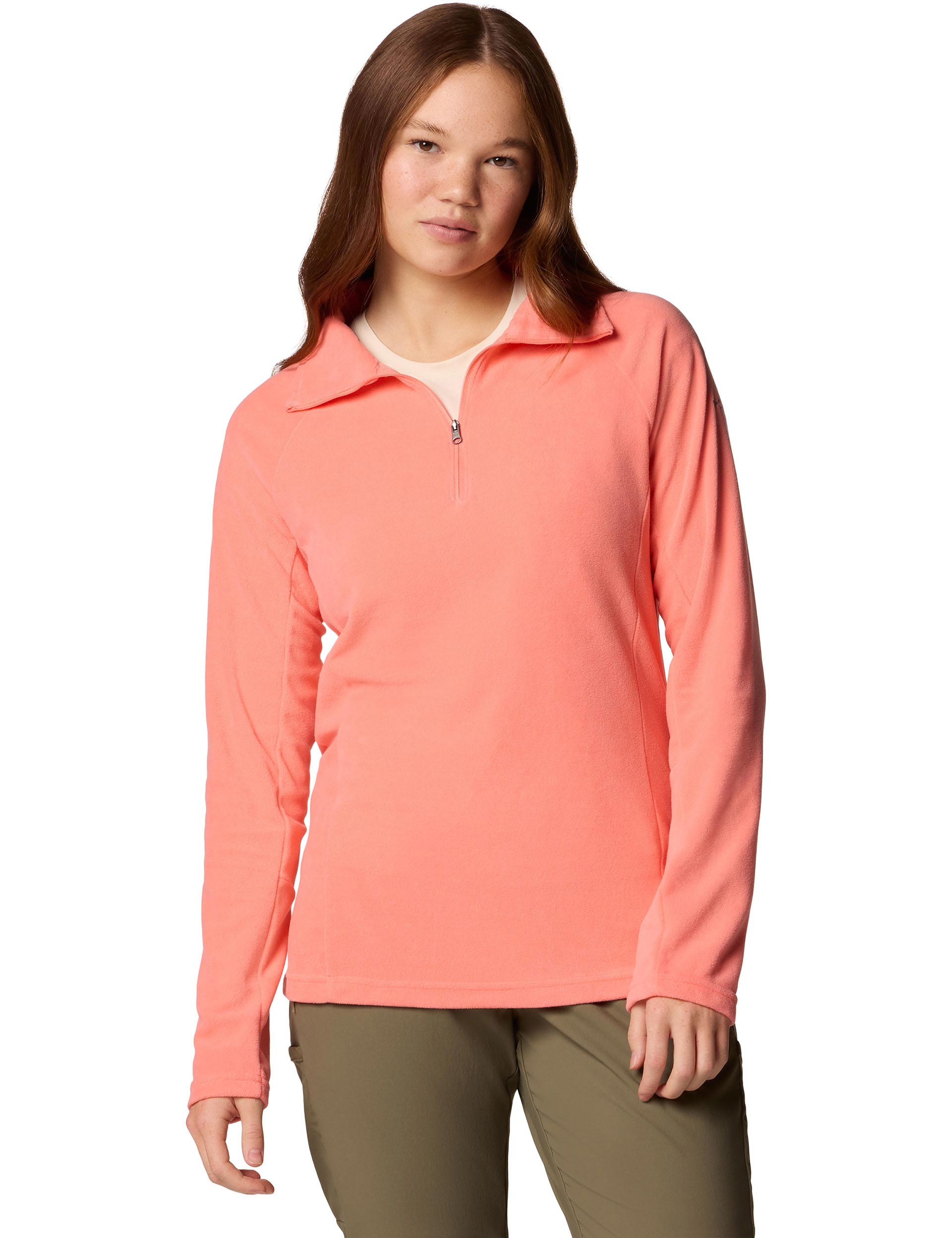 Glacial IV Half Zip Fleece Jacket for Men & Women - Lightweight, Warm Alpenglow Outdoor Pullover - Perfect for Hiking, Camping & Winter Sports
